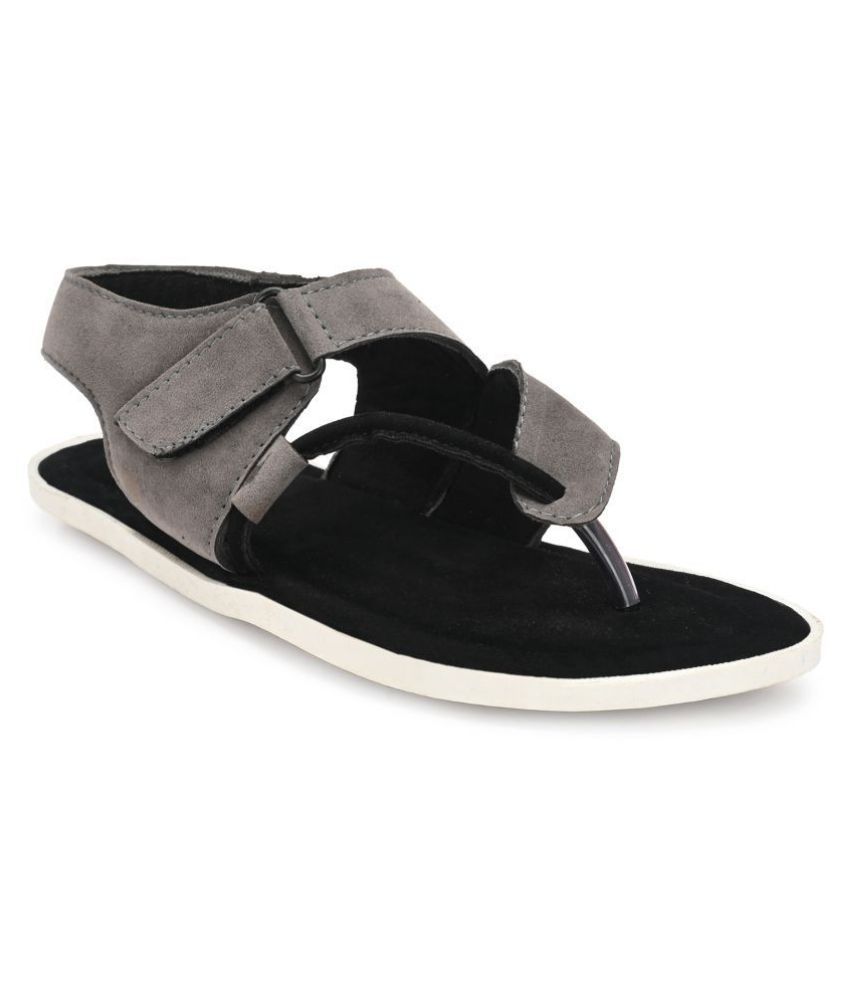 sponge Insightful disconnected Shoegaro Gray Synthetic Leather Sandals - Buy Shoegaro Gray Synthetic  Leather Sandals Online at Best Prices in India on Snapdeal