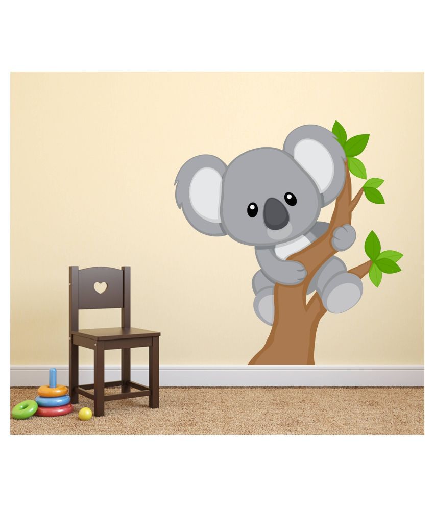     			Wallzone Koala Medium Vinyl Wallstickers (65 cm x 70 cm) Sticker ( 70 x 75 cms )