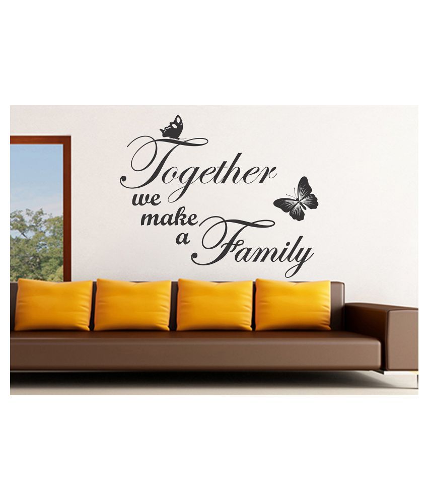     			Wallzone Together We make a Family Sticker ( 70 x 75 cms )