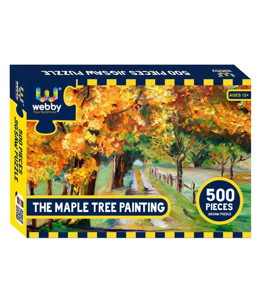     			Webby The Maple Tree Painting Cardboard Jigsaw Puzzle, 500 Pieces