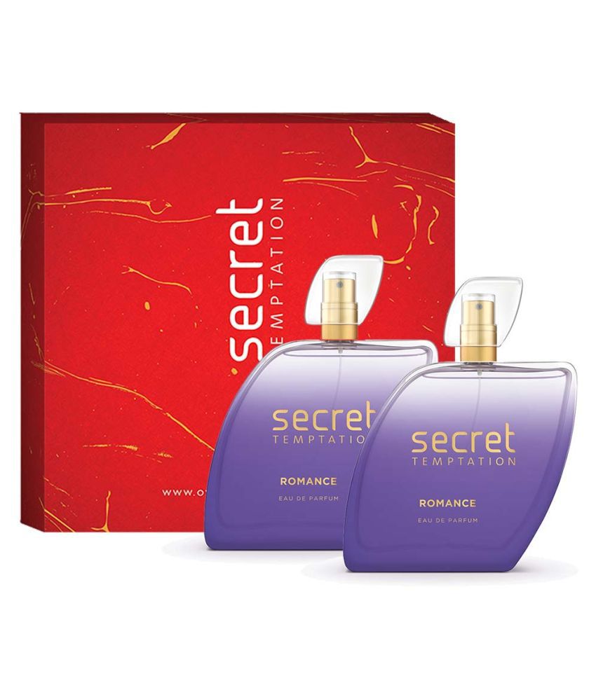     			secret temptation Gift Box with Romance Perfume for Women, Packof 2 (50ml each) Combo Set (Set of 2)