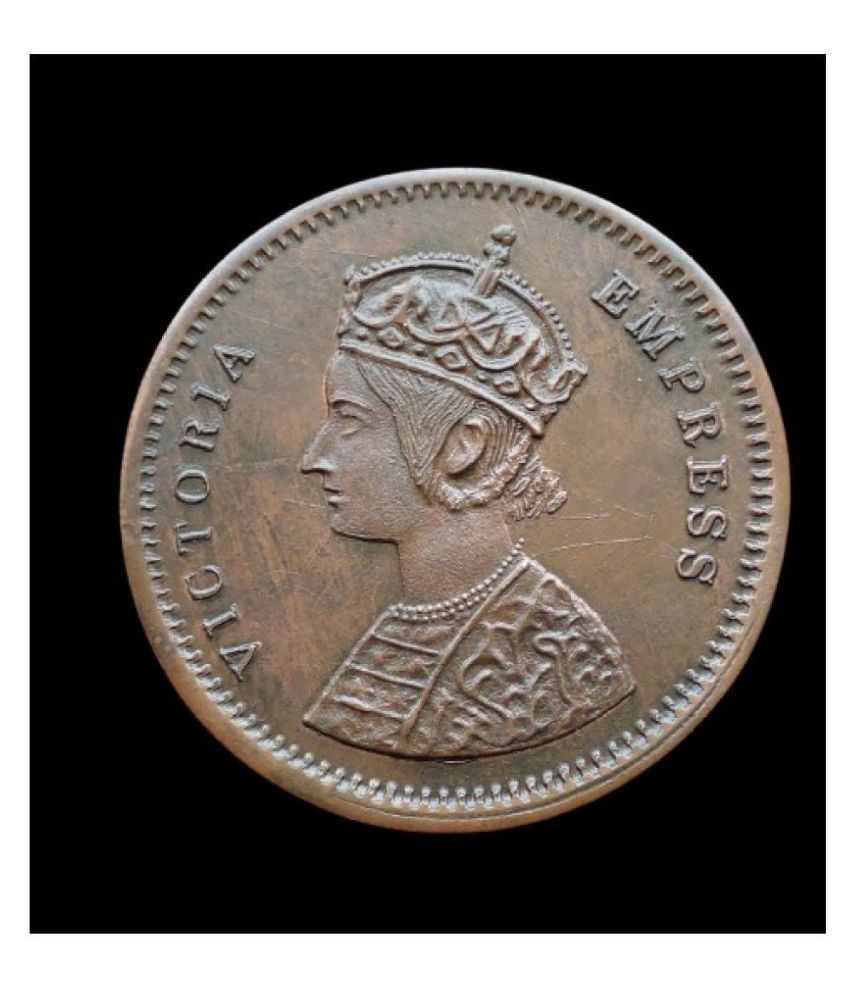     			100 GRAMS VICTORIA EMPRESS ONE ANNA BIG SIZE COPPER COIN