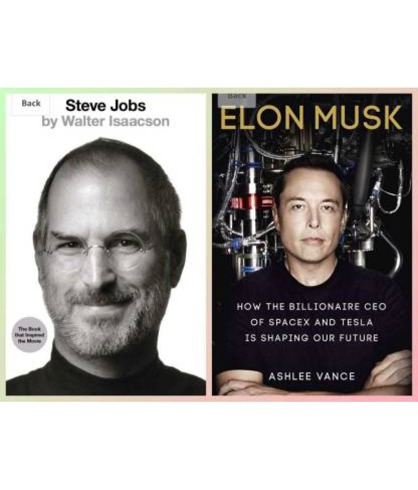     			Combo Of 2 (Steve Jobs + Elon Musk)  (Paperback, Isaacson Walter, Ashlee Vance)