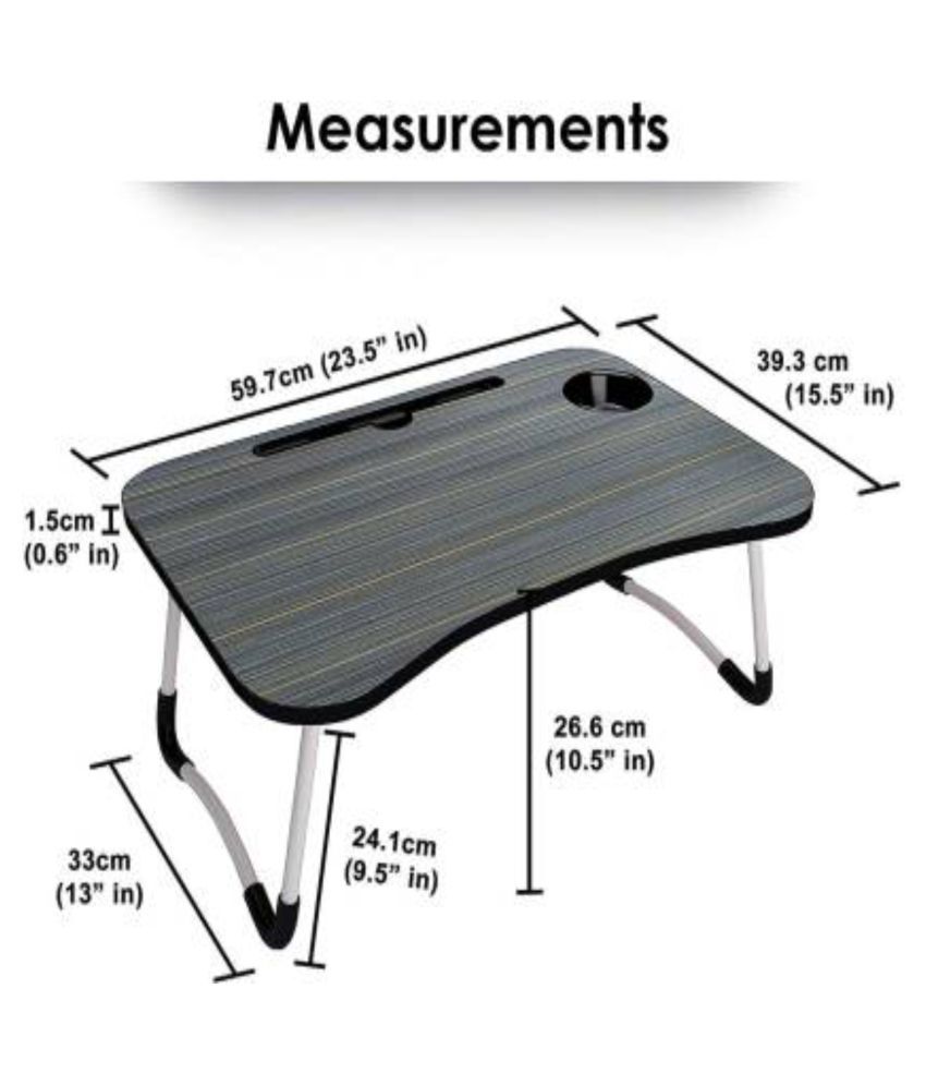 Smart Multipurpose Foldable Laptop Table With Cup Holder