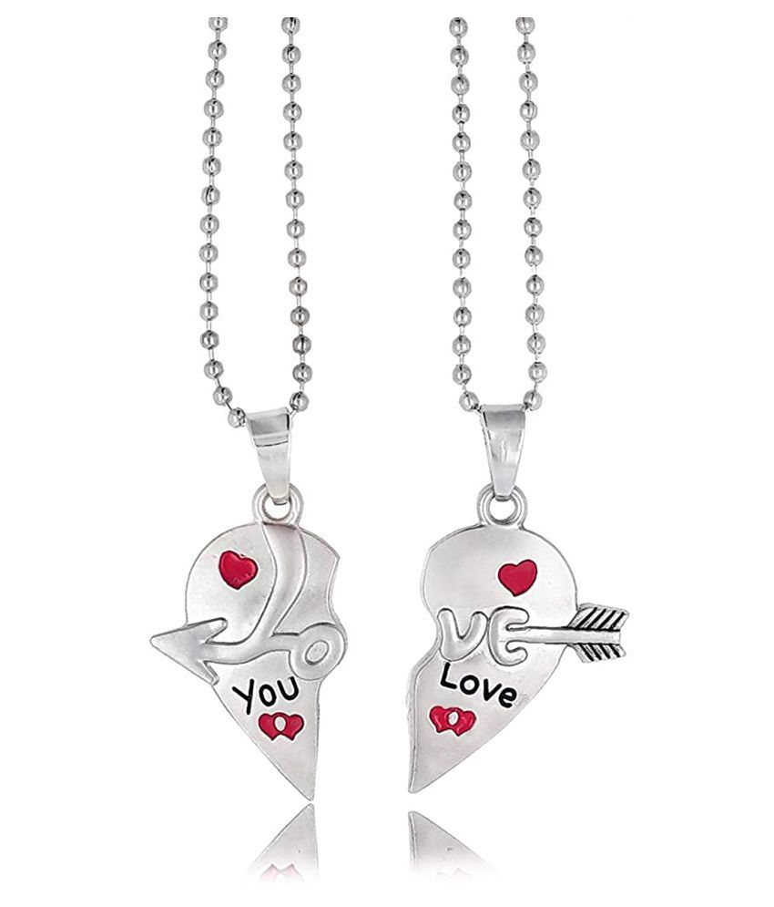 two heart locket