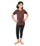 Goodluck Girls Short Sleeve Swim T-Shirt With Swim Pant