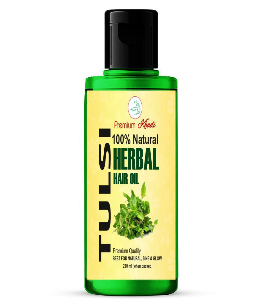     			Premium Khadi Herbal Tulsi Hair Oil 210 ml