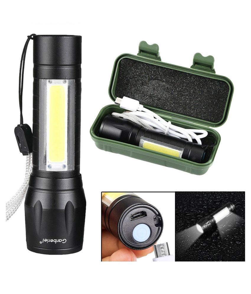 TM Rechargeable 4 Mode Small Sun 500 Meter Zoomable Waterproof