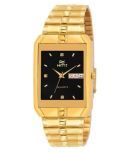 Hemt HM-GSQ005-BLK-GLD Metal Analog Men's Watch