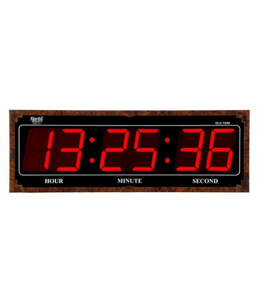 ajanta quartz digital wall clock