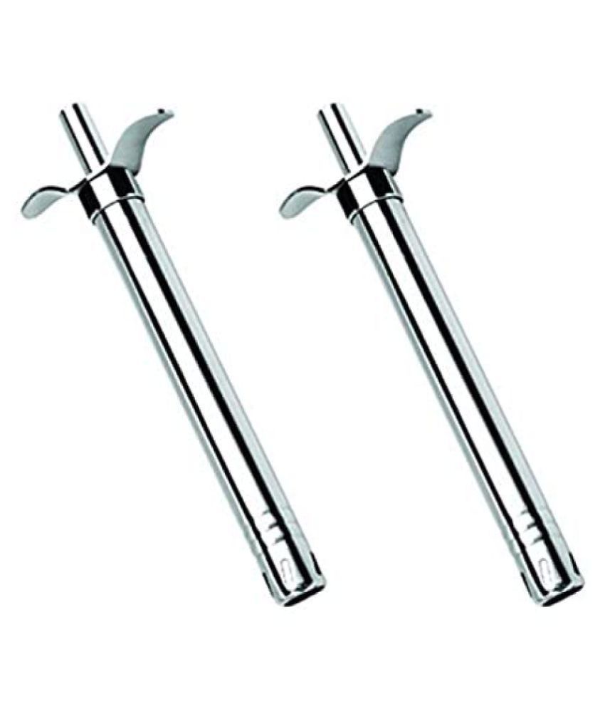 KITCHEN GAS LIGHTER STEEL Stainless Set 2 Lighter