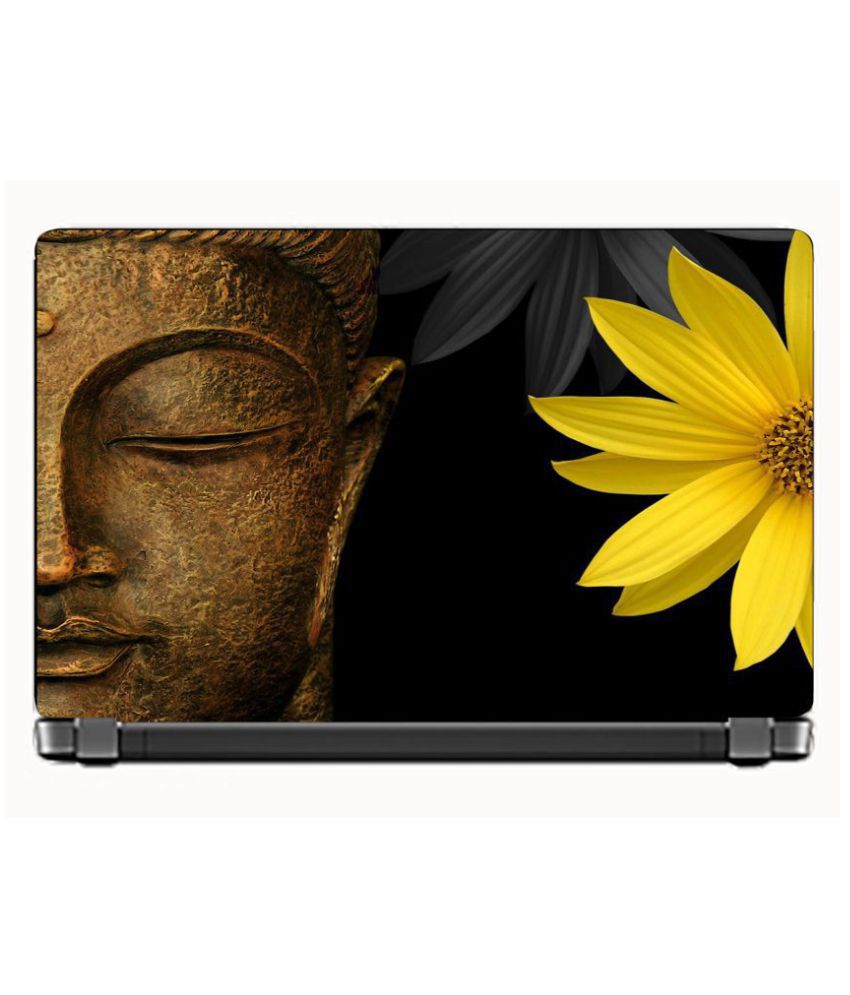    			Laptop Skin Lord Buddha face Premium matte finish vinyl HD printed Easy to Install Laptop Skin/Sticker/Vinyl/Cover for all size laptops upto 15.6 inch