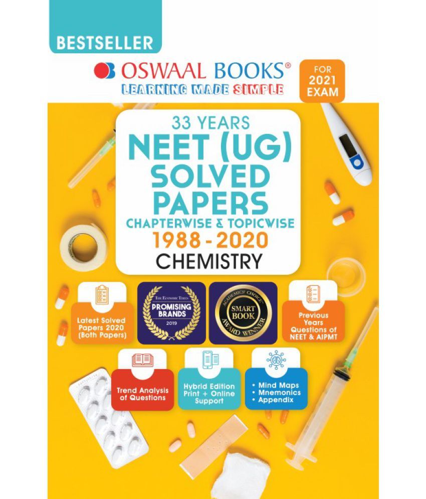 Oswaal Neet Ug Solved Papers Chapterwise Topicwise Chemistry Book