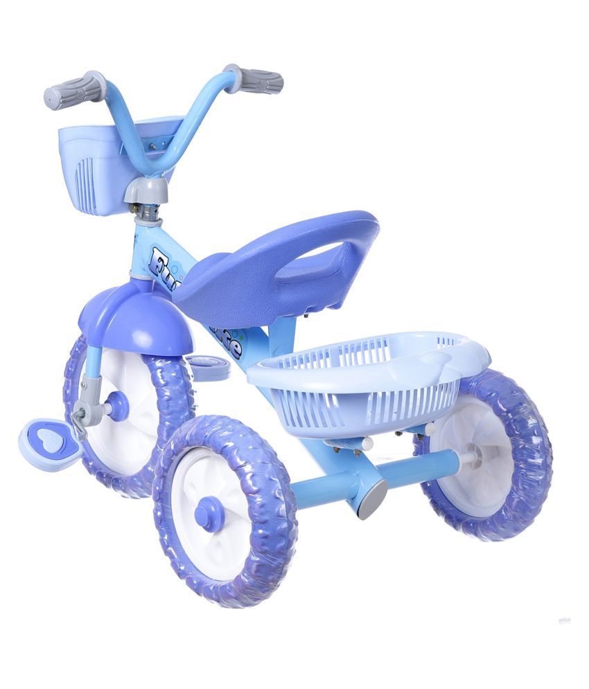 Dash Stylish Kids Tricycles with Backrest Seat, Back Storage Basket for