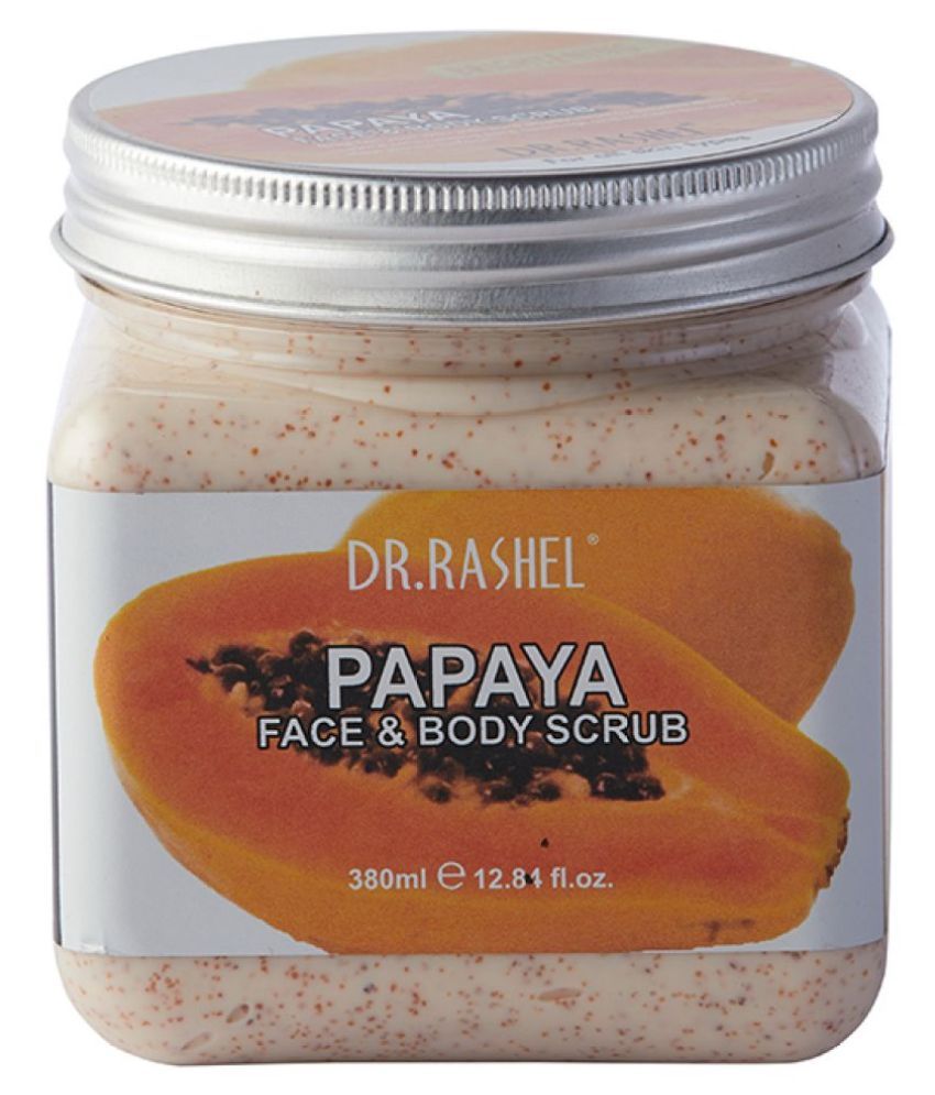     			DR.RASHEL Papaya Face & Body Scrub Exfoliates & Remove Dead Skin cell For Glowing Skin 380 ml