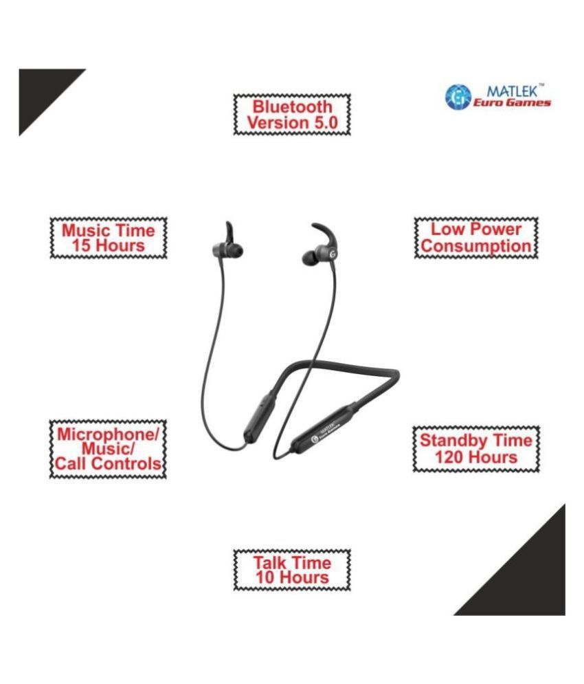 matlek bluetooth earphones