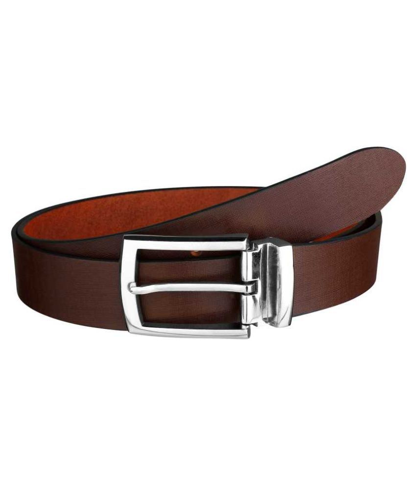     			Davidson Brown Leather Casual Belt