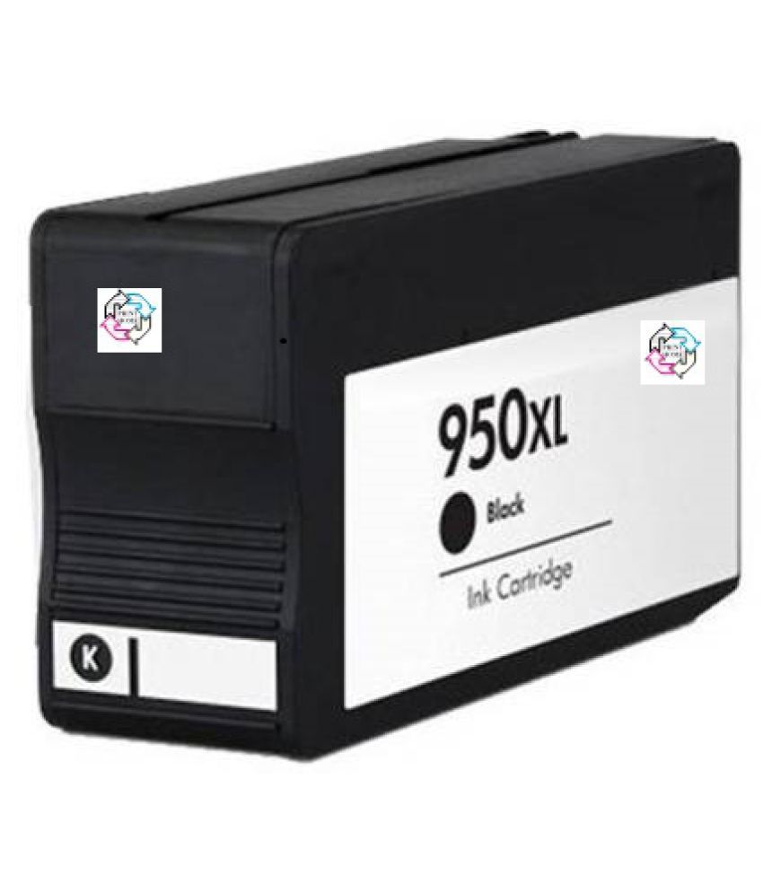 PRINT HOME 950XL BLACK Black Black only Cartridge for Officejet Pro 276dw ,8600 E, 8600 Plus ,8610,8620 ,251dw, 8100 , 8630
