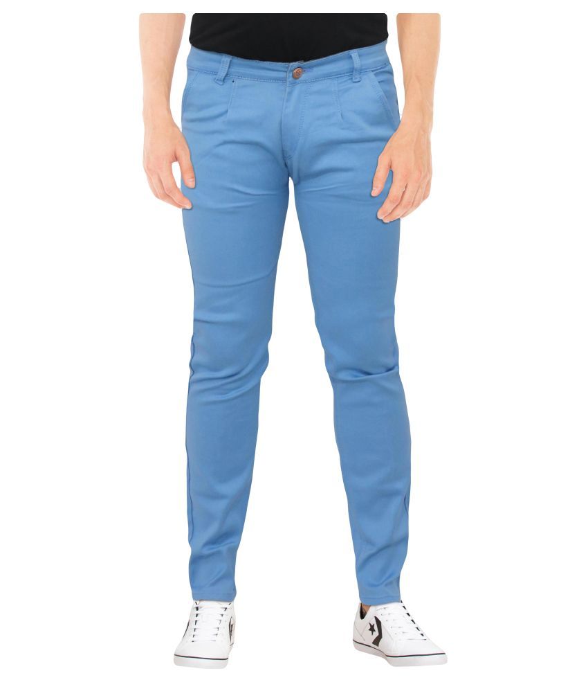     			Urban Legends Blue Regular Fit Jeans