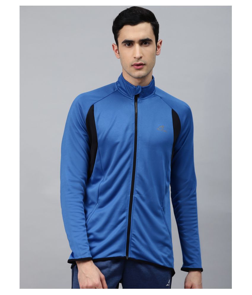     			Alcis Blue Polyester Jacket