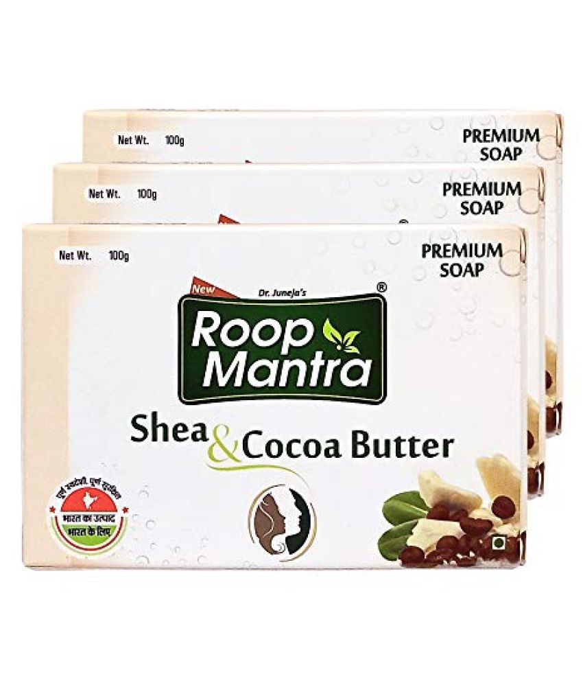 Roop Mantra Shea & Cocoa Butter Soap 100 g Pack of 3