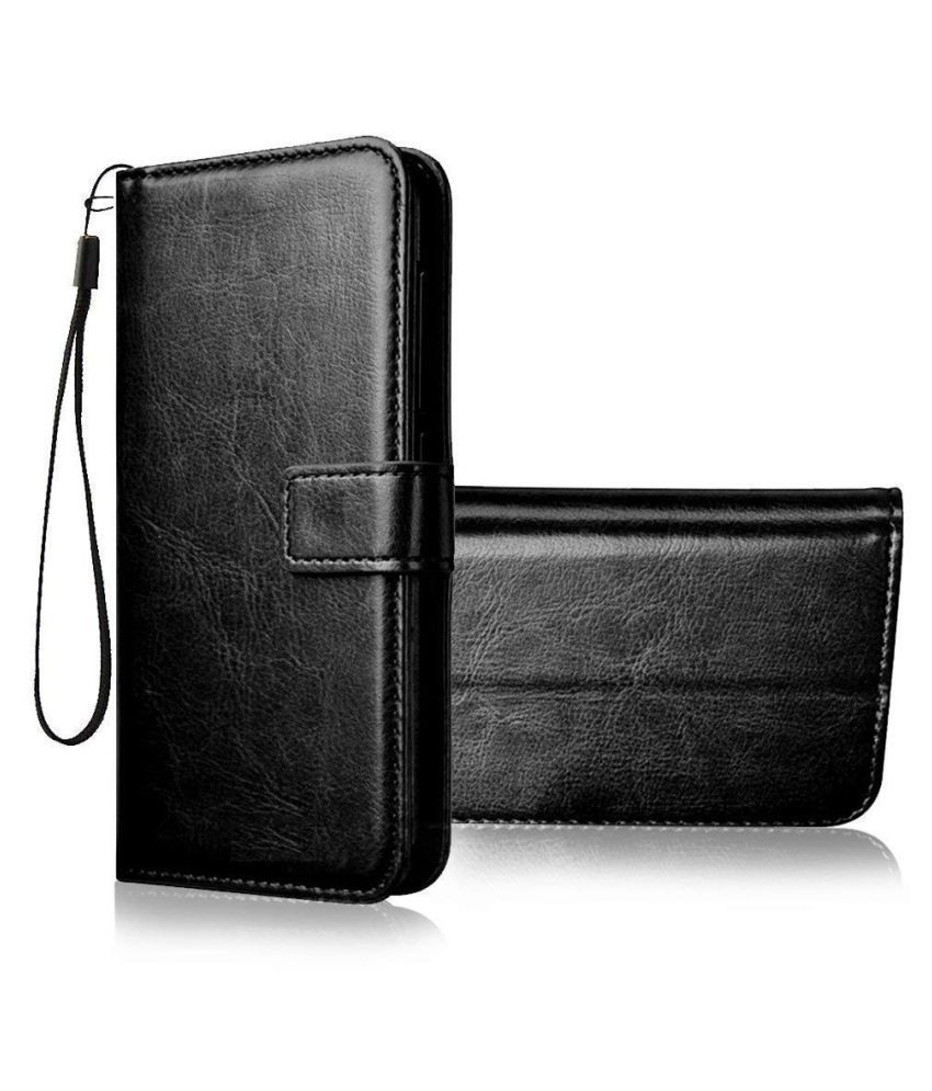 Apple iPhone 11 Pro Flip Cover by ClickAway Black Wallet Style Flip