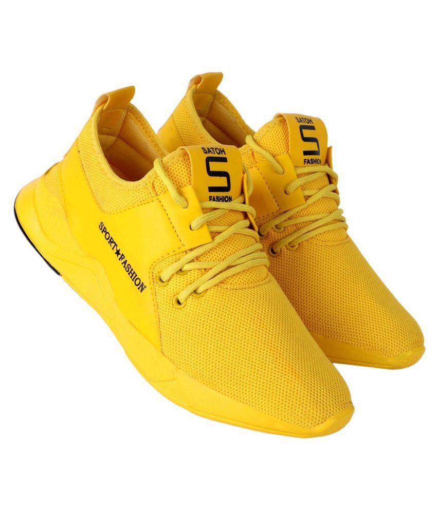     			Aadi Sneakers Yellow Casual Shoes