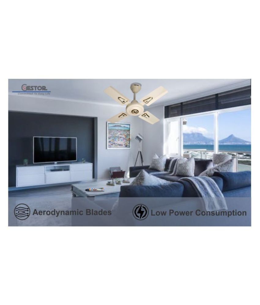 GESTOR 600 MARCUS NEO 24 Inch Ceiling Fan Ivory Price in ...