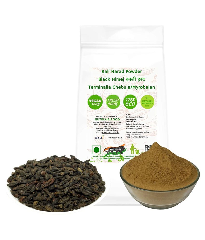     			Nutrixia Food  Kali Harad Powder/Black Himej Powder 500 gm Pack Of 1