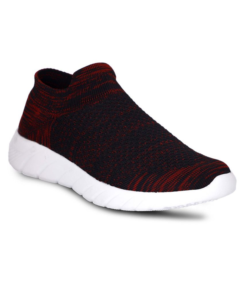     			Aadi Sneakers Maroon Casual Shoes