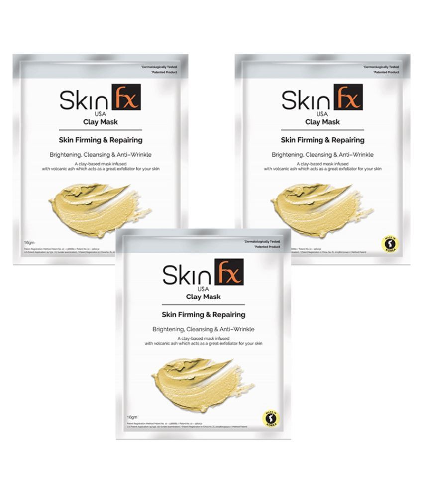 Skin Fx Face Sheet Mask Masks 48 gm Pack of 3 Buy Skin Fx Face Sheet