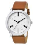 EMPERO - Brown Leather Analog Men's Watch