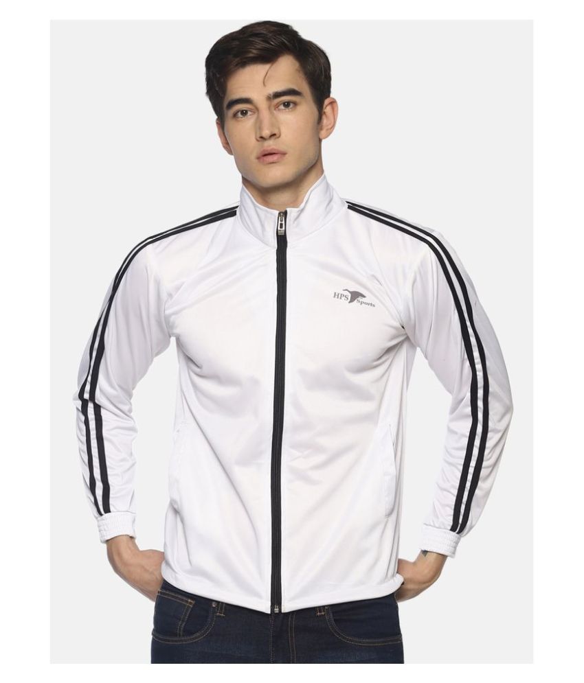     			HPS Sports Off-White Polyester Jacket