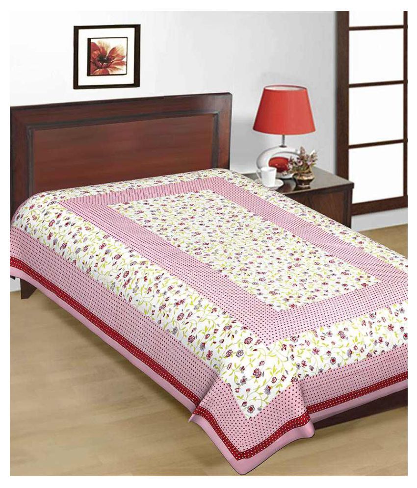     			Uniqchoice Cotton Single Bedsheet ( 225 cm x 150 cm )