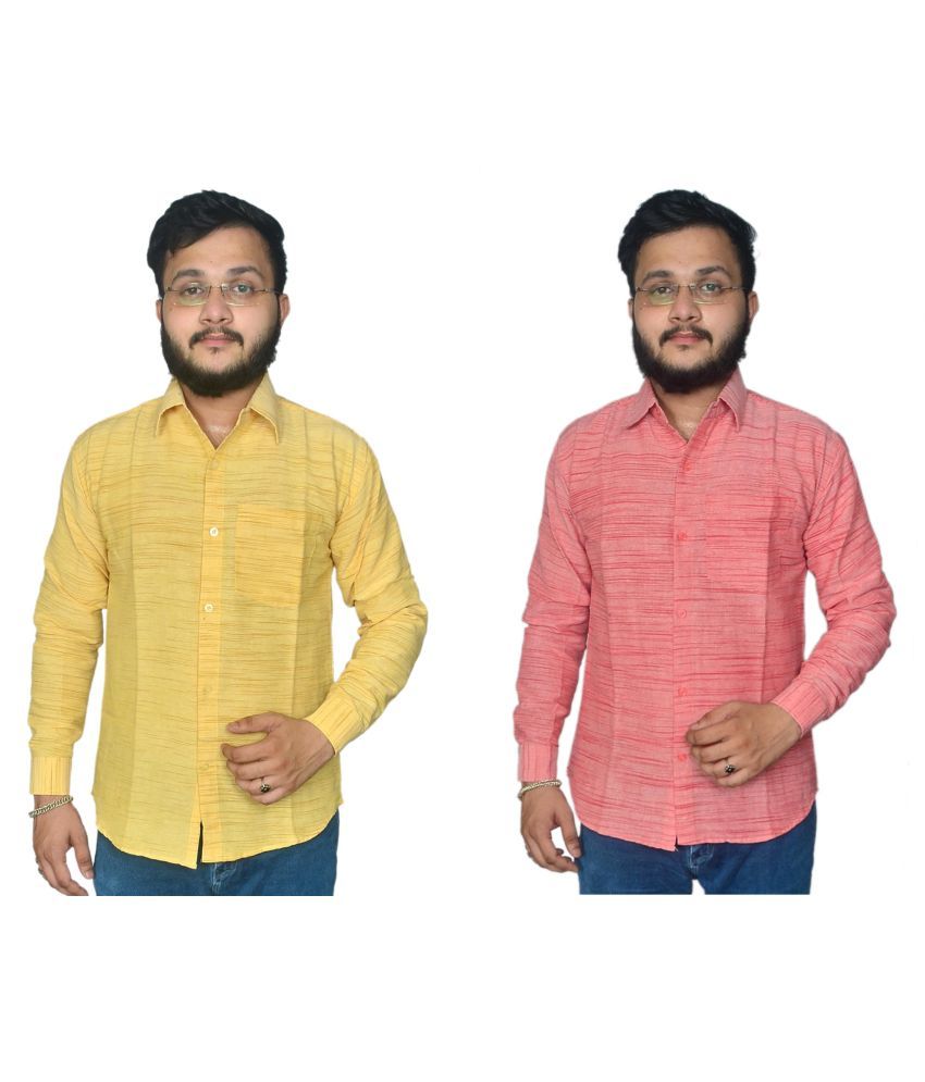     			DESHBANDHU DBK Cotton Regular Fit Full Sleeves Men's Formal Shirt - Multi ( Pack of 1 )