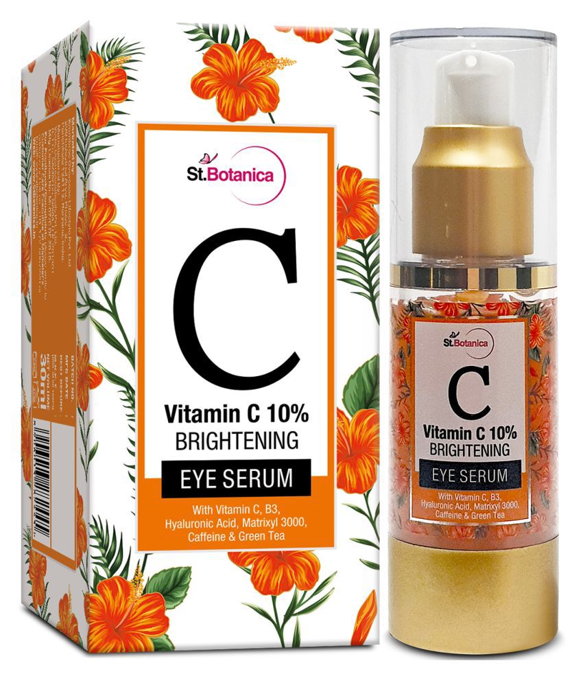 StBotanica Vitamin C 10% Brightening Under Eye Serum Eye Mask 30 mL