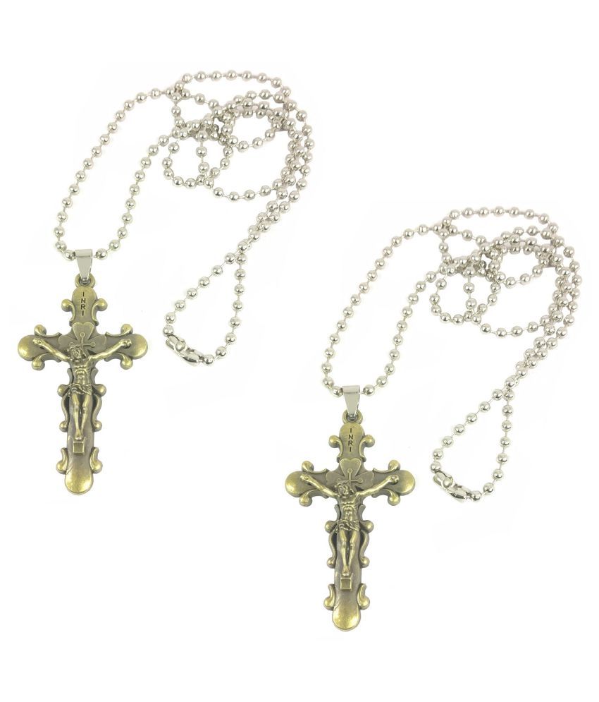 Metal Lord Holy Jesus Christ Cross 