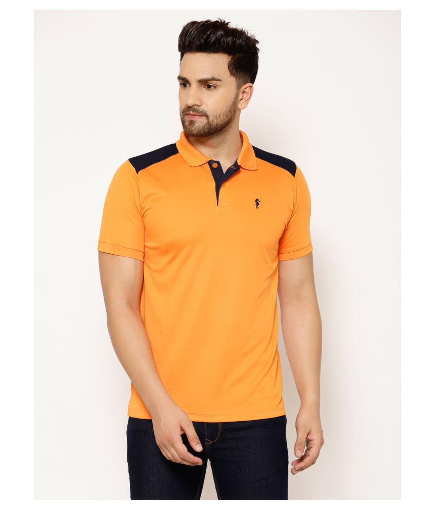     			EPPE - Orange Polyester Regular Fit Men's Sports Polo T-Shirt ( Pack of 1 )
