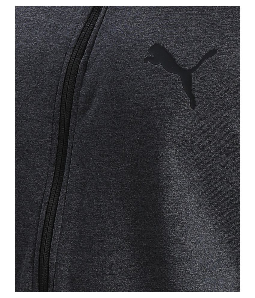 puma grey fleece tracksuit