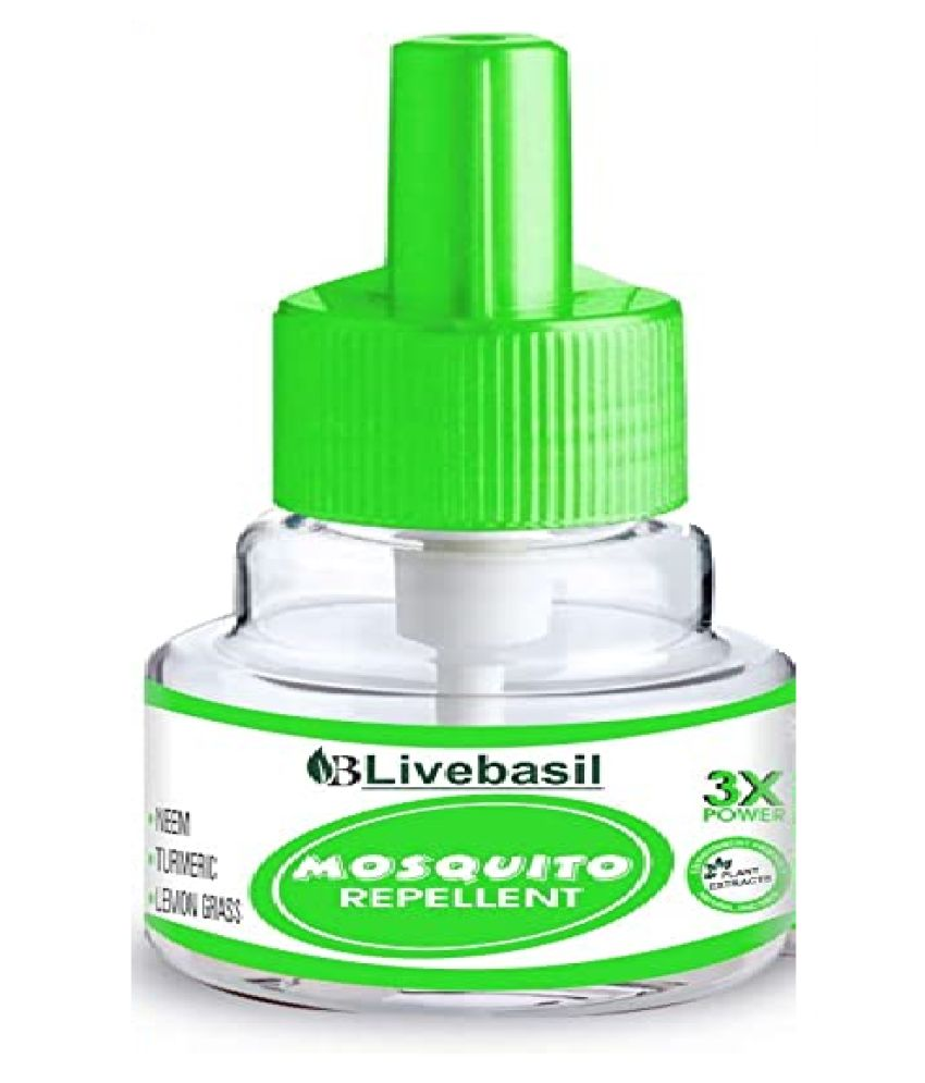 Livebaisl Oveaseas Mosquito Repellent Vaporizer Refill 45 mL Pack of 4 ...