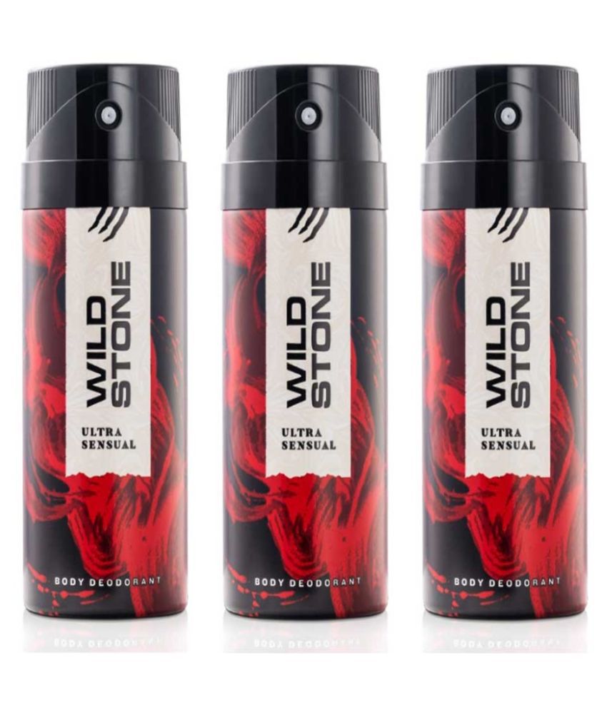     			Wild Stone Ultra Sensual Deodorant for Men, 150ml (Pack of 3, 450ml)