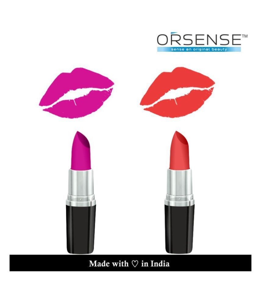     			orsense Creme Lipstick Multi Pack of 2 7 g