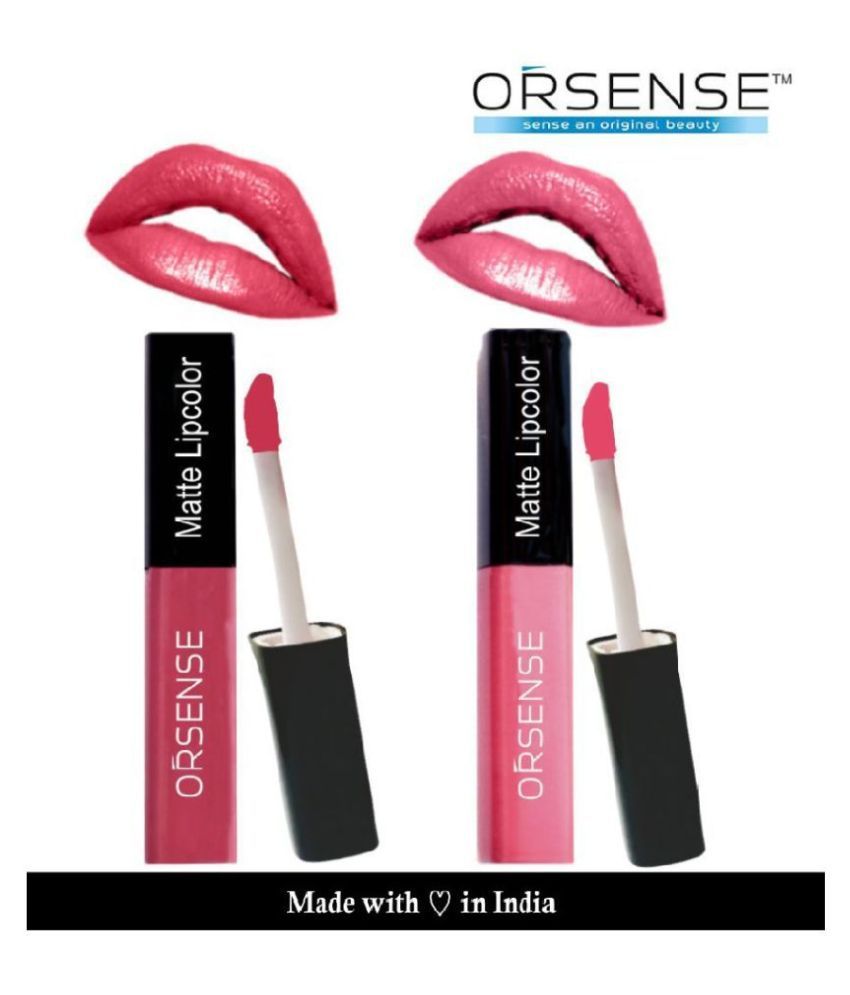     			orsense Liquid Lipstick Baby Pink Pack of 2 10 g