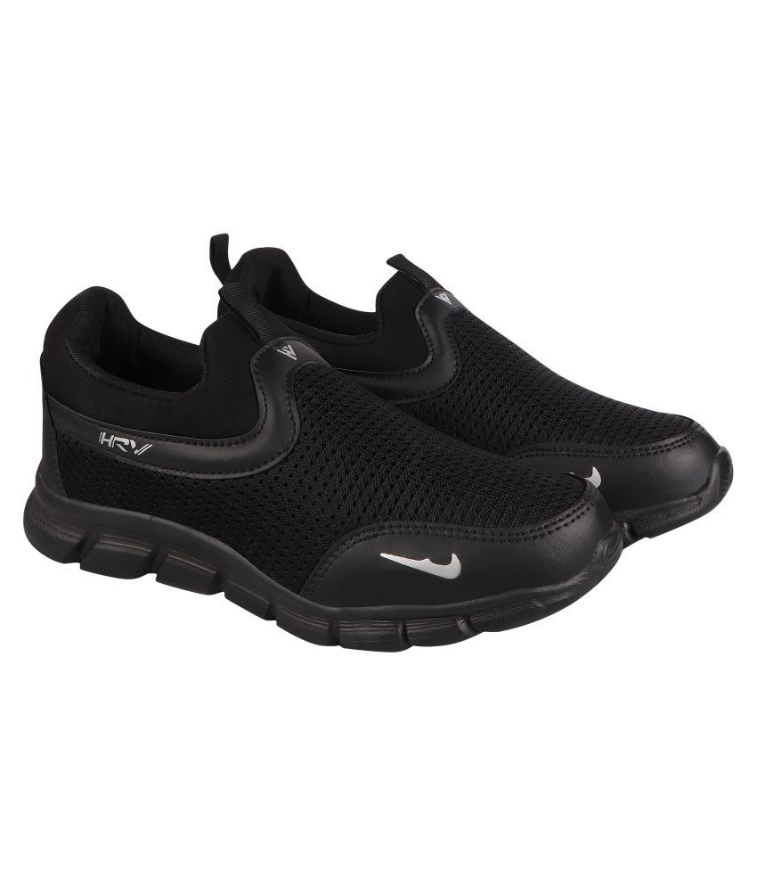     			HRV SPORTS HR-207 Black Running Shoes