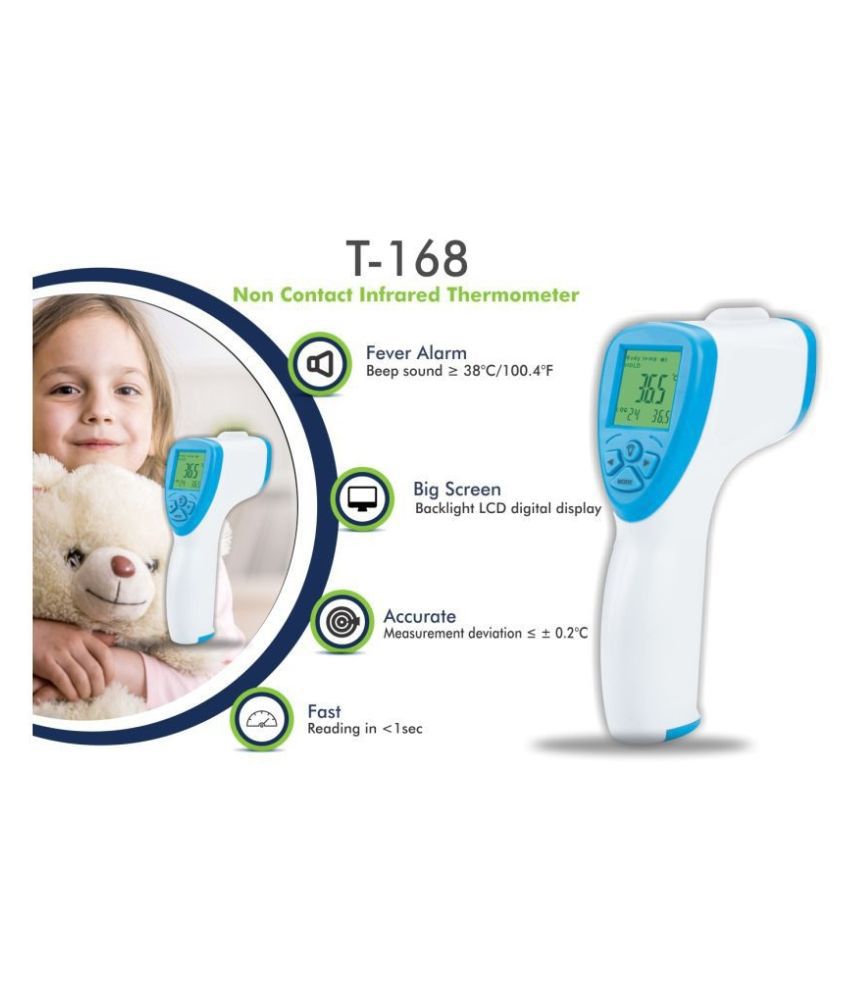 ZOVEC Infrared IR Non Contact Thermometer T-168