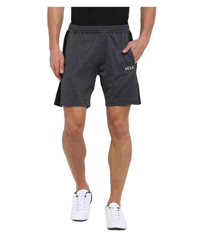     			UCLA Grey Polyester Running Shorts