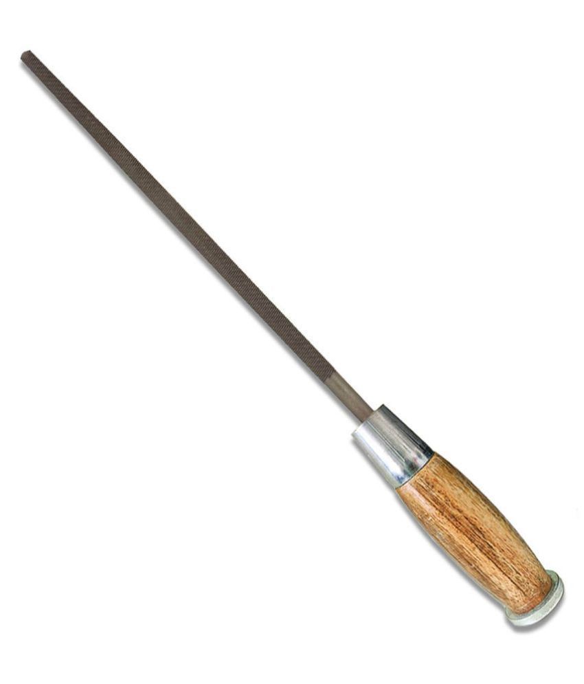     			Amb File Wooden Handle Steel Cut Round 8 Inches