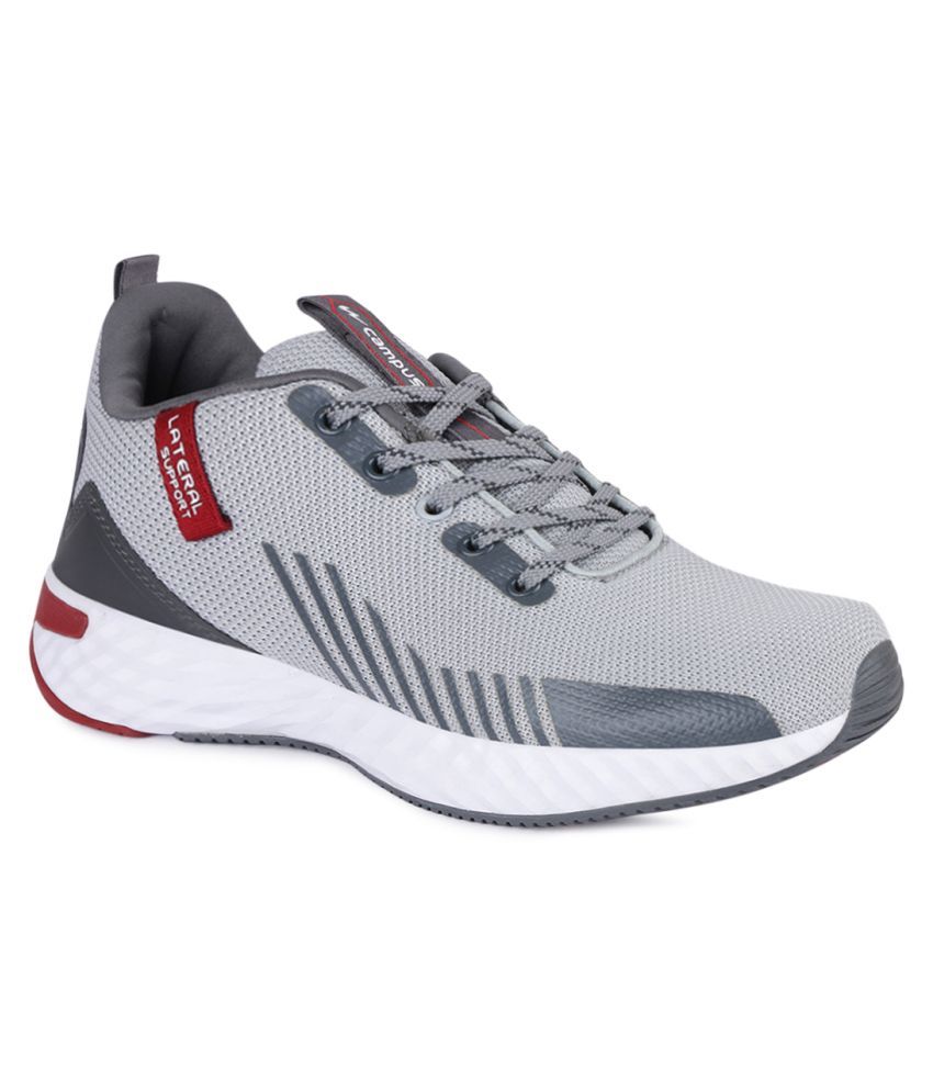 Buy Campus Simba Pro Gray Running Shoes 