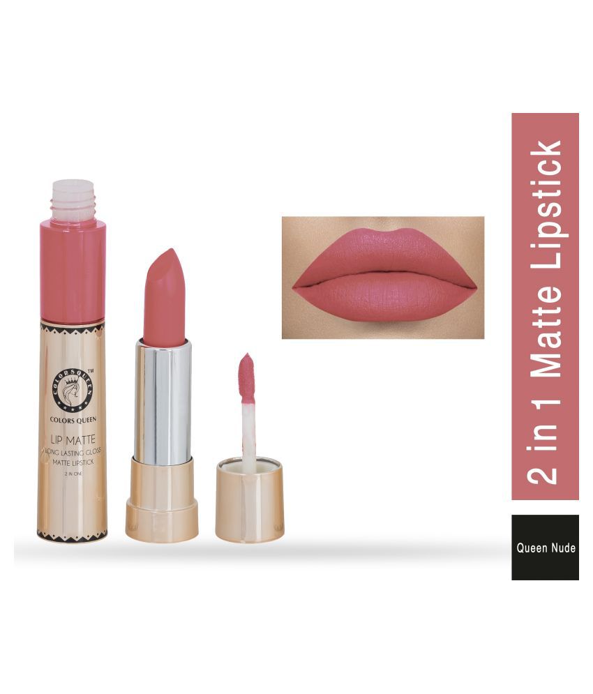     			Colors Queen Long Lasting Matte Lipstick Queen Nude 8 g