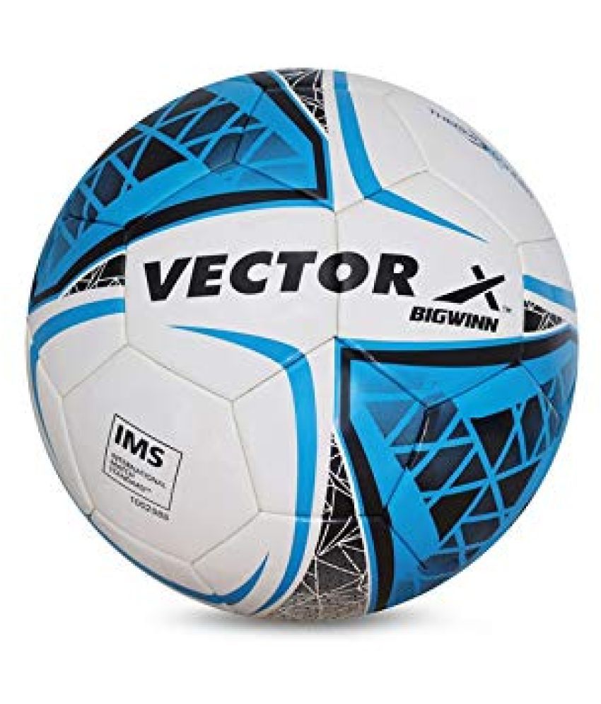     			Vector X BIGWIN White- Blue Football Size- 5